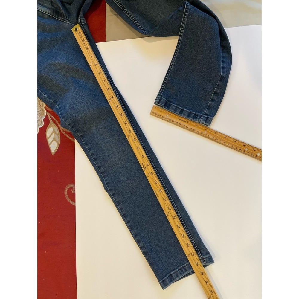 The Perfect Jean NYC Jeans Mens 30x30(28.5"L) Blue Slim Fit Stretch Denim - Picture 8 of 8